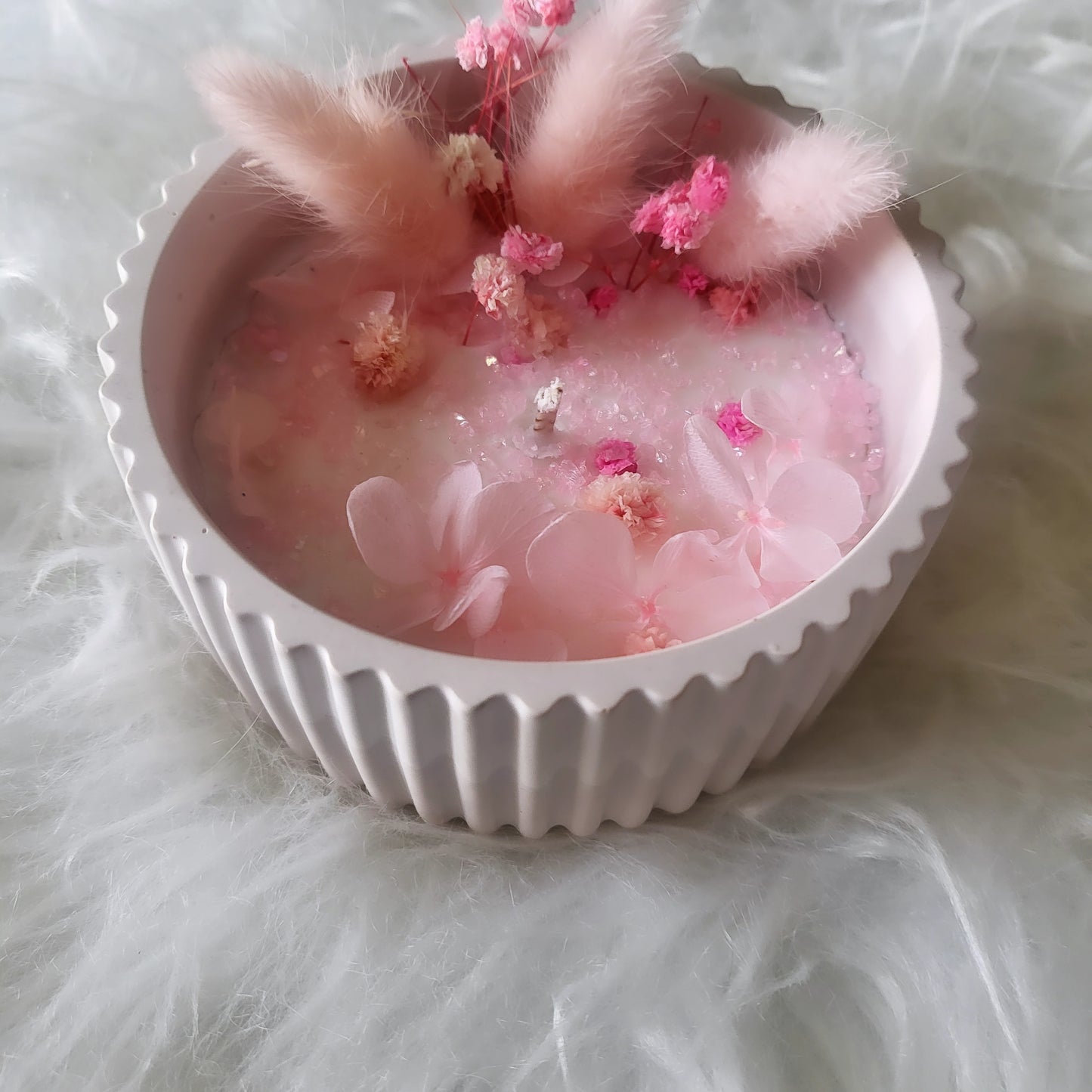 Bougie "La vie en Rose"