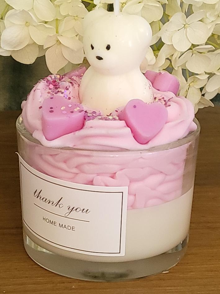 Bougie parfumée gourmande "Nounours"